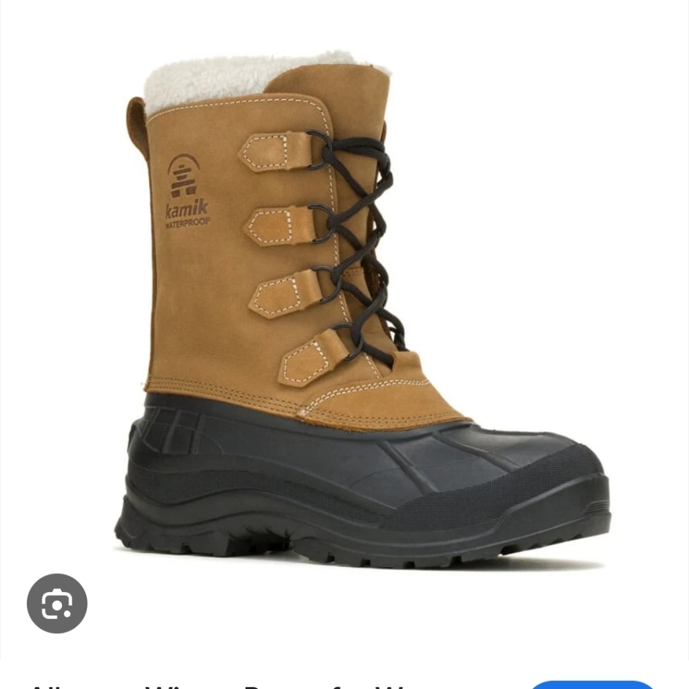 Kamik Alborg RATED -50 Cold Weather! Boys Waterproof Snowboots. Size 5 Youth.